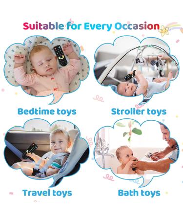 Rubessia BPA-Free Baby Biting Toys | Silicone Teething Remote Control Ring for 0-24+ Months | Safe Dental Aid & Nursing Accessory - Buy Online on GoSupps.com
