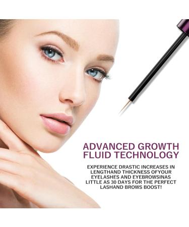 Lash Serum 5ML - Premium Eyelash Growth for Longer Fuller Thicker Lashes | Boost Lash Growth Naturally! Dark Purple - Buy Online on GoSupps.com