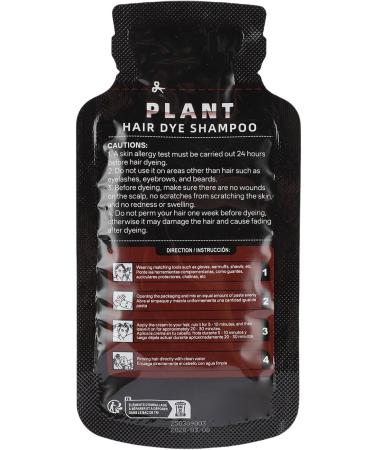 TARSHYRY 10 PCS Bubble Hair Dye Chestnut Brown Hair Dye Shampoo for Gray Hair Coverage 30 Ml - Buy Online on GoSupps.com