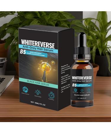  G n rique Reverse Gray Hair Oil Nourishing Lightweight Moisturizing Drops Non Greasy Anti Grey Formula Restore Natural Color Thicker Hair Ideal for Women Men and Daily Use 30ml - Buy Online on GoSupps.com