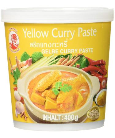 Yoaxia Yellow Curry Paste Pack - 2x 400g + Free Lucky Charm | Authentic International Flavor - Buy Online on GoSupps.com