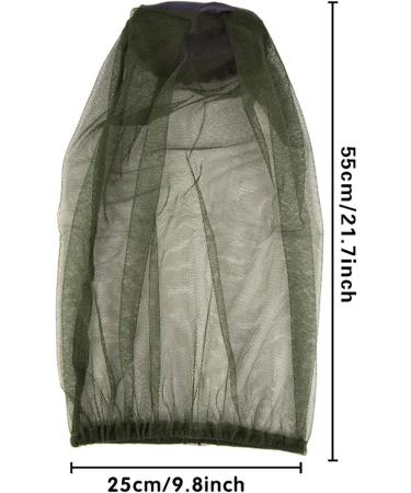 6Pack Mosquito Repellent Head Net Mesh Protective Face Cover Face Mesh Face Cover for Outdoor Lovers Protect from Mosquito Insect Bug Bee Gnats - Buy Online on GoSupps.com