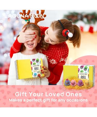 Duck Bath Bombs for Kids - Organic Colorful Bubble Bath Tablets with Toys - Safe for Sensitive Skin - Buy Online on GoSupps.com