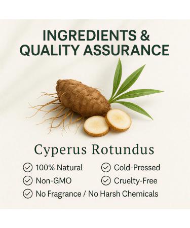 Cyperus Rotundus Oil for Hair Removal 2 PACKS 100% Pure Natural Cyprus Oil Organic Herbal Cypress Root Extract for Smooth Skin Reducing Body Hair Growth Ingrown Hair & Nourishment 60ml - Buy Online on GoSupps.com