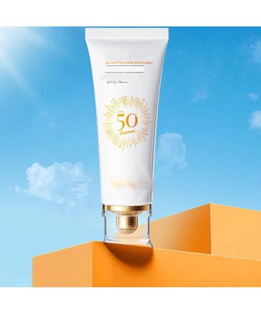 Rubu22a Tinted Sunscreen for Face SPF 35/50 Hydrating Sun Essence Face Sunscreen Leaves No Sticky Feeling Sunscreen Cream Against UVA and UVB Rays for All skin types Travel Size 40g (B) - Buy Online on GoSupps.com