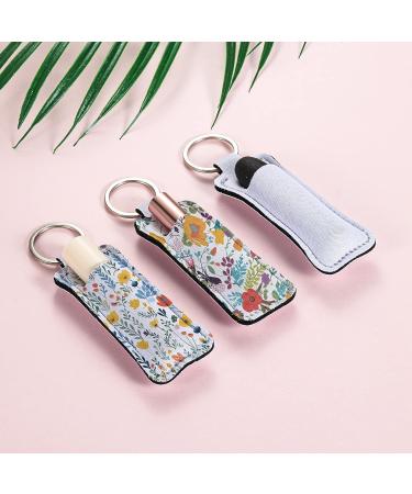 Valyria Sublimation Blanks Chapstick & Lipstick Holder Keychains Bulk Pack - White Rectangle (20 Pcs) - Buy Online on GoSupps.com