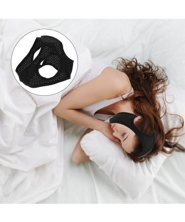 Adjustable Anti-Snoring Chin Strap for Men and Women - Stop Snoring and Improve Sleep Quality - Breathable and Adjustable Design - Black - Buy Online on GoSupps.com