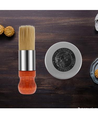 Furniture Salve with Brush Practical Wax Leather Care Kit Multifunctional Furniture Polish 120ml Leather Salve Wood Conditioner for Home Furniture Cabinets Antiques US