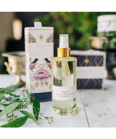 LOLLIA Imagine Dry Body Oil 6.8 Fl. Oz. Flowering Willow & Lotus Women s Scented Moisturizing Dry Body Oil for Women For All Skin Types - Buy Online on GoSupps.com