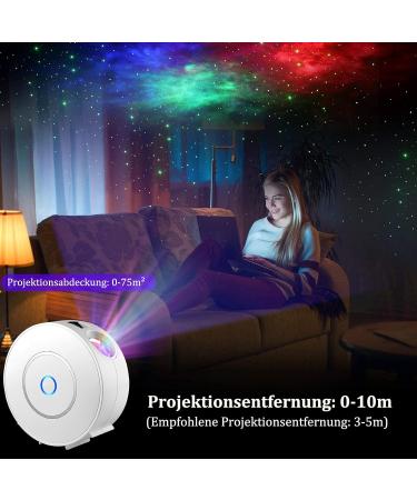 Buy NIGECUE LED Smart Star Projector | 3D Galaxy Home Projector with App & Voice Control | Works with Alexa & Google Assistant | Perfect for Kids' Bedrooms & Home Cinema - Buy Online on GoSupps.com
