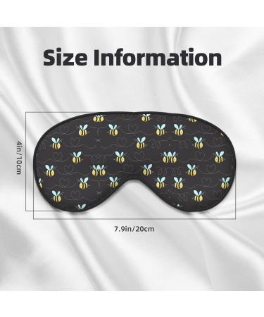 Buy Cartoon Bumblebee Eye Mask - Soft Adjustable Sleep Mask for Men & Women - Comfortable Nighttime Eye Cover - Buy Online on GoSupps.com