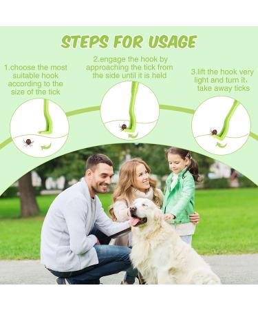 Kittmip Tick Remover Tools - 24 Pcs, 3 Sizes - Tick Puller for Dogs, Cats, Humans - Green, Rose, Red, Blue, Orange - Buy Online on GoSupps.com