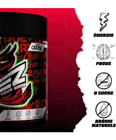 Ground | Energy Drink Powder | Sugar Free Energy Drink | Natural Dyes and Flavors | Made in France | 40 Shakers in 1 Jar (400g - Buy Online on GoSupps.com