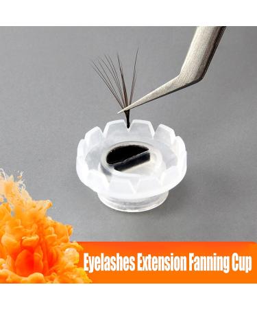 100pcs Eyelash Extension Glue Cups | Fanning Cup Plugs for Volume Lash Fans | Premium Eyelash Accessories - Buy Online on GoSupps.com