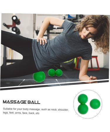 Fascia Ball Massage Set - Peanut Yoga Roller & Lacrosse Balls for Pain Relief | Healeved Massage Devices - Buy Online on GoSupps.com