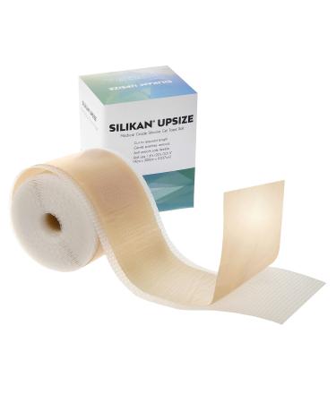 Silikan Upsize Gel Scar Silicone Tape-Medical Grade Silicona Queloide Scar Strips Repair Keloid Recovery Extra Long Roll Sheets Breast Scar Tissue Fast Track