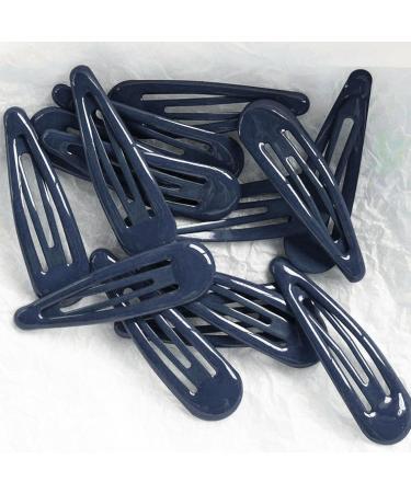 6Pcs 5CM Navy Snap Hair Clips for Girls & Women - School Colours Hair Accessories - Buy Online on GoSupps.com
