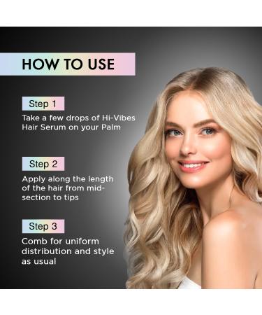 MOEHAIR Hi-Vibes Beam Shine Serum - Vegan Frizz Control & Shine | Maracuja & Argan Oil | Paraben & Sulfate Free | 4 Fl. Oz - Buy Online on GoSupps.com