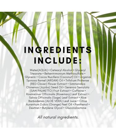 TruePure Argan Oil Hair Mask Conditioner - Deep Hydrating Treatment for Dry Damaged Hair - With Coconut, Caffeine & Jojoba - 8oz - Buy Online on GoSupps.com