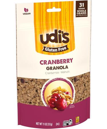 Udi's Granola sans gluten canneberge 340 g (12 oz) - Buy Online on GoSupps.com