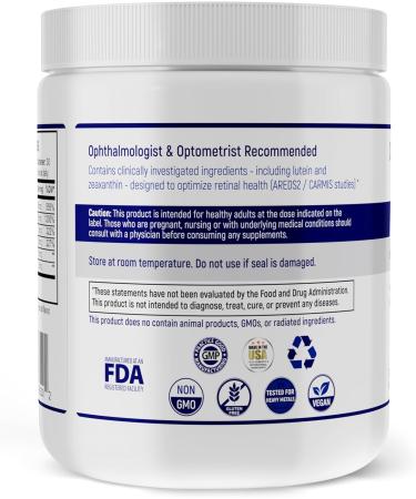 Navan AREDS2 Powder - for Those Who Can't Consume Tablets or Softgels - Eye Vitamins & Minerals Antioxidant Supplement by Clinical Experts - Lutein, Zeaxanthin & Zinc - Kosher Style, 30 Servings - Buy Online on GoSupps.com