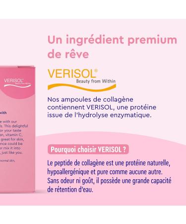 Beauty Ampoules with Royal Jelly 2500mg Premium Collagen Hydrolyzate VERISOL Raw Material Supports Skin Hair and Nails* with Biotin Hyaluronic Acid Vitamin C and more - Buy Online on GoSupps.com