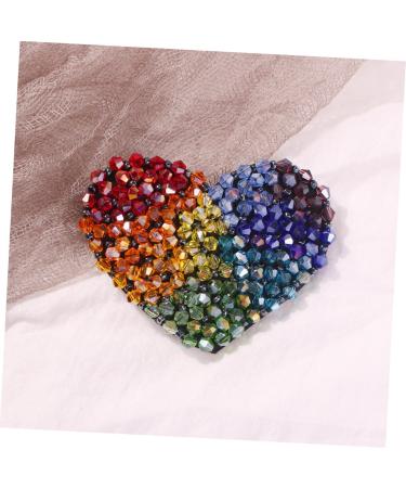 minkissy Metal Hair Clips Colored Hair Clips Metal Hair Barrettes Colorful Hair Clip Alloy Snap Clip Heart Hair Clip Colorful Heart Clip Heart-shaped Beads - Buy Online on GoSupps.com