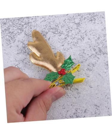 FRCOLOR 15 Pairs Creative Headdress Christmas Hair Barrette Antlers Shape Barrette Deer Horn Hair Clip Reindeer Antler Headband Deer Hair Clips Xmas Hair Clip Issue Card Baby - Buy Online on GoSupps.com