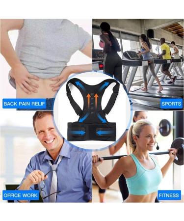 Adjustable Magnetic Posture Corrector Corset | Back Brace & Lumbar Support for Men & Women - Large-XL Nude - Buy Online on GoSupps.com