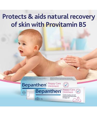 Buy Bepanthen Diaper Care Ointment - Baby Skin Care (100g) with Pro-Vitamin B5 | Gentle Itch Relief & Protection - Buy Online on GoSupps.com