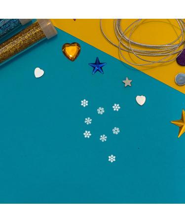  DIYEAH 6 Boxes Mini White Snowflake Nail Art Decorations Glitter Sequins for DIY Manicure Small Nail Accessories for Precise Winter - Buy Online on GoSupps.com
