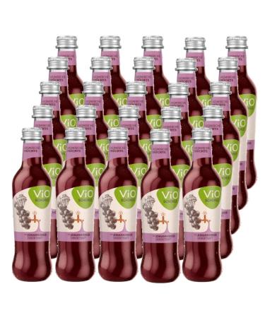 ViO Schorle Blackcurrant 25 bottles each 0.3l incl. REFILLABLE deposit 300 ml (pack of 25)