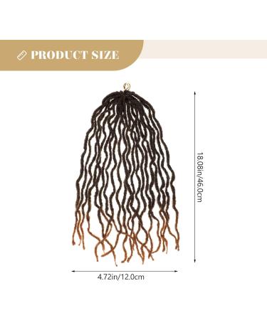 Beaupretty 18 Wig Elegance Graceling Crochet Braids Hair Passion Hair Crochet Needle for Hair Crochet Needle for Dreadlocks Braiding Hair Twist Crochet Hair To Weave Earthworm Spring - Buy Online on GoSupps.com