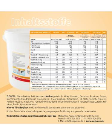 Megamax Building Food Banana 7kg - Optimal Protein Powder for Muscle Mass & Weight Gain | Low-Fat Carb Drink - Buy Online on GoSupps.com