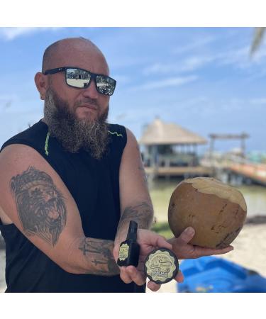 Beard of God Black Coconut - 1 oz Nourishing Beard Oil | Organic & Handcrafted in USA - Best for Healthy Beards - Buy Online on GoSupps.com