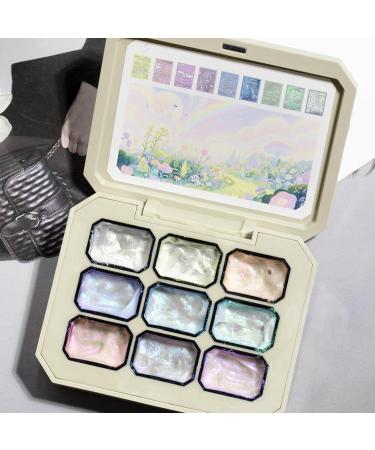 Gel Appliquer par Tapotement - Gel Peinture D grad Palette De Vernis 9 Couleurs Accessoires Pour Peinture D'Ongles Et Manucure Destin s Aux Professionnels De Mariage D butantes Femmes - Buy Online on GoSupps.com