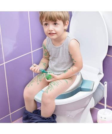 Portable Toddler Travel Potty Seat with Storage Bag - Blue (24M-3 Years) - Buy Online on GoSupps.com