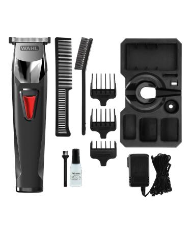 WAHL Multicolor T Pro Rechargeable Afro Hair Trimmes Shaver Beard Trimmers for Men Stubble Trimming Male Grooming Set Male Body Grooming Detachable and Rinesable Single