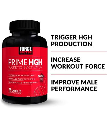 Force Factor HGH Supplement for Men with AlphaSize - 75 Capsules - Buy Online on GoSupps.com