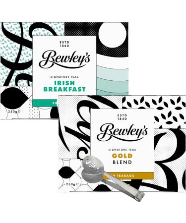 Bewleys Irish Tea Bundle with - 160 Tea Bags with Bewleys Irish Breakfast Tea and Bewleys Gold Blend Tea Including Mint Retail Tea Squeezer - Buy Online on GoSupps.com