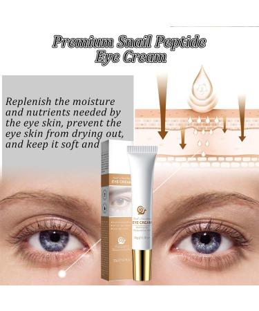 KOAHDE Remove Eye Bags Eye Cream Anti-Age Eye Cream Rapid Reduction Eye Bags Eye Cream Brighten Dark Circle Eye Cream Snail Moisturizing Eye Cream Remove Dark Circles Eye Cream Reduce Dark Circles 20g - Buy Online on GoSupps.com