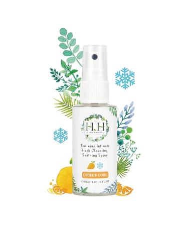 HH Herb & Health Feminine Deodorant Spray - Citrus CooL - 1.69 Fl Oz.