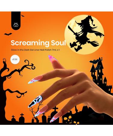 Beetles Glow in the Dark Gel Nail Polish - Luminous Blue Halloween Nail Art Soak Off UV/LED 7ml Perfect Gift for Women - Buy Online on GoSupps.com