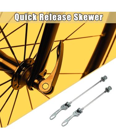 ABSOPRO 2-Piece Bicycle Quick Release Axle Skewers - Titanium Tone 5.91 & 7.28 for Easy International Shipping - Buy Online on GoSupps.com
