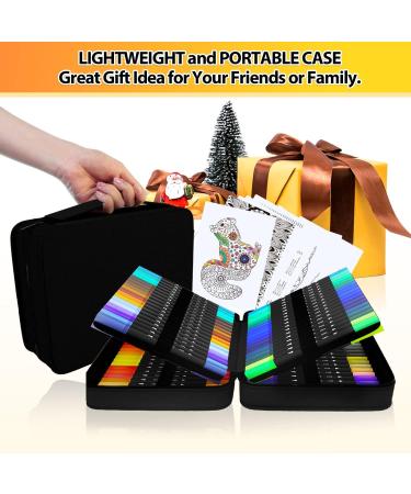 Sunacme 110 Dual Brush Markers Pen Set with Premium Case - Artist Coloring Pens for Adults & Kids with Fineliner & Brush Tip - Journal Drawing & Doodling - 110 Vibrant Colors - Buy Online on GoSupps.com