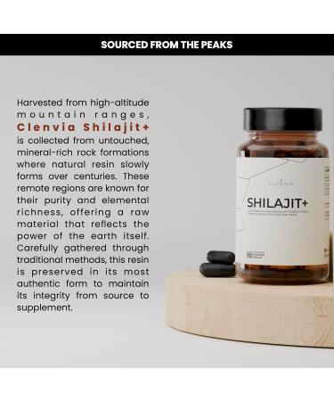 Himalayan Shilajit Extract Capsules 90 Count | Pure Shilajit for Men & Women | Natural Energy Support - Buy Online on GoSupps.com