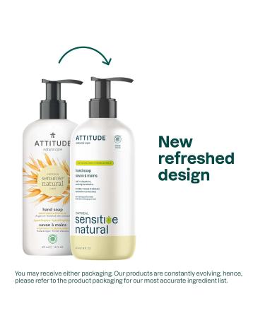 ATTITUDE Moisturizing Hand Soap for Sensitive Skin - Hypoallergenic & Vegan - 16 Fl Oz (Argan Oil) - Buy Online on GoSupps.com