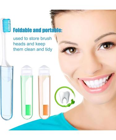 6-Piece Portable Soft Toothbrush Set - Foldable Travel & Camping Toothbrush for Kids & Adults - Ideal for Easy Packing & Hygiene - Buy Online on GoSupps.com