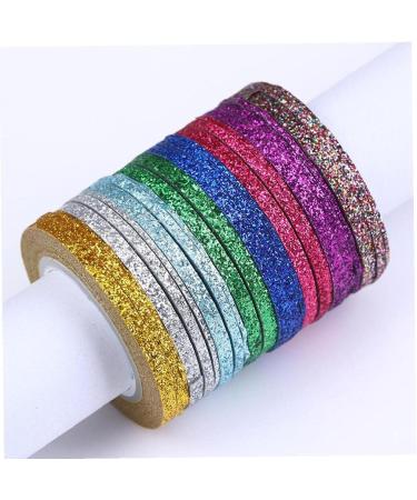 8 Pcs Nail Art Striping Tape - Decorative Stickers for Natural & False Nails | International Shipping Available - Buy Online on GoSupps.com