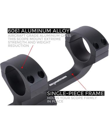Monstrum Slim Profile Offset Cantilever Scope Mount | 30mm Black - Buy Online on GoSupps.com